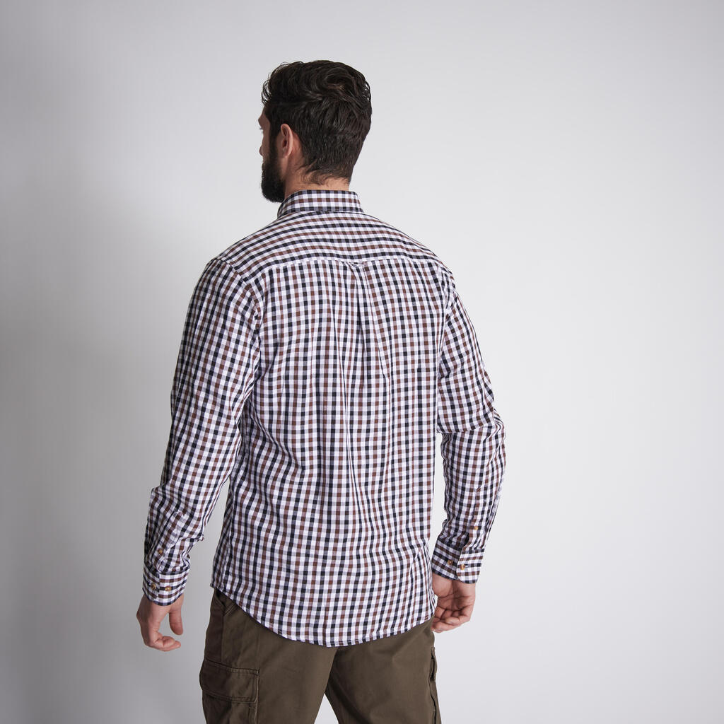 CHECKED SHIRT VERNEY CARON WHITE